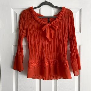 Mallie Girl | Coral blouse
